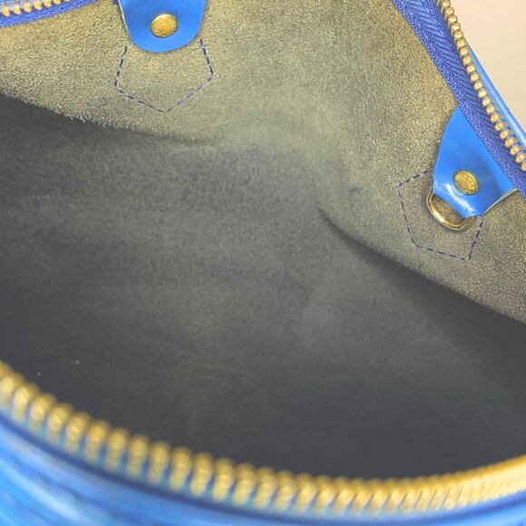 Louis Vuitton Speedy 30 Epi Toledo Blue Vintage 💙Host Pick!💙 - Picture 15 of 16